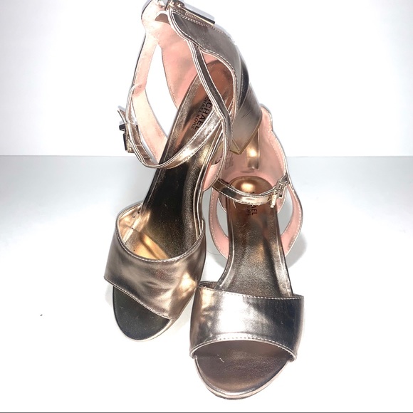 Michael Kors Other - Girl’s Michael Kors Heel Sandals In RoseGold